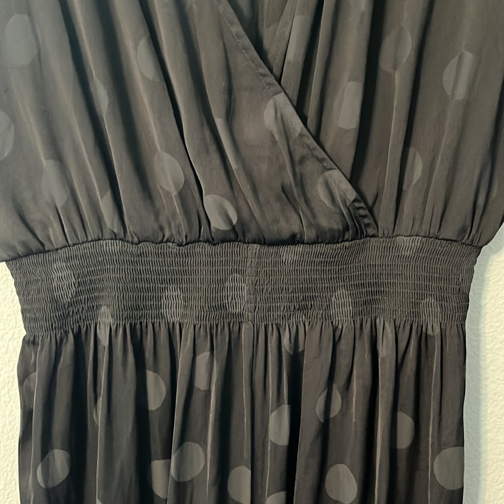 NWT MADEWELL | Wrap-Front Smock-Waist Jumpsuit in Dot Jacquard - Picture 8 of 9